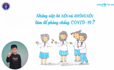 Bộ Y tế xây dựng video hướng dẫn cha mẹ giúp bé phòng tránh bệnh COVID-19